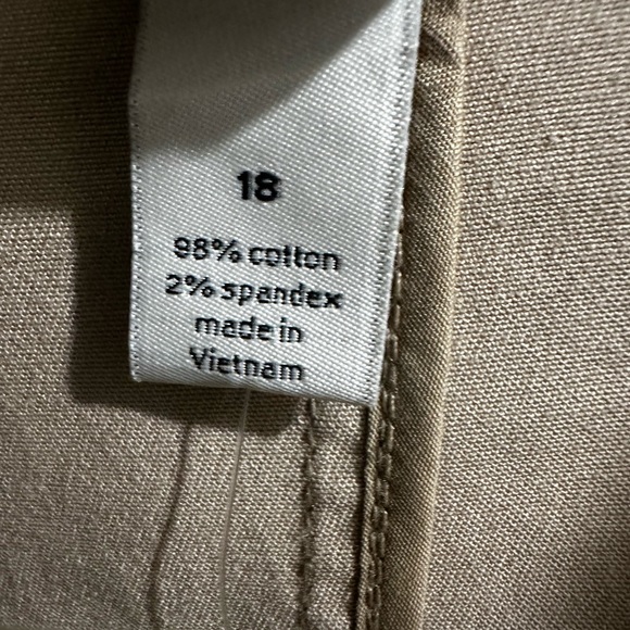 Venezia Lane Bryant Coat Jacket Tan Khaki Career Size 18 NEW - Picture 6 of 16